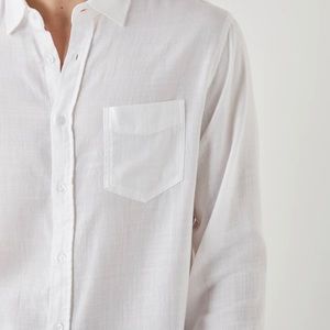 Rails | Men’s Size Large White Linen Button Down